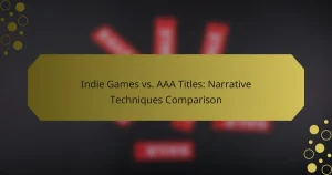 Indie Games vs. AAA Titles: Narrative Techniques Comparison